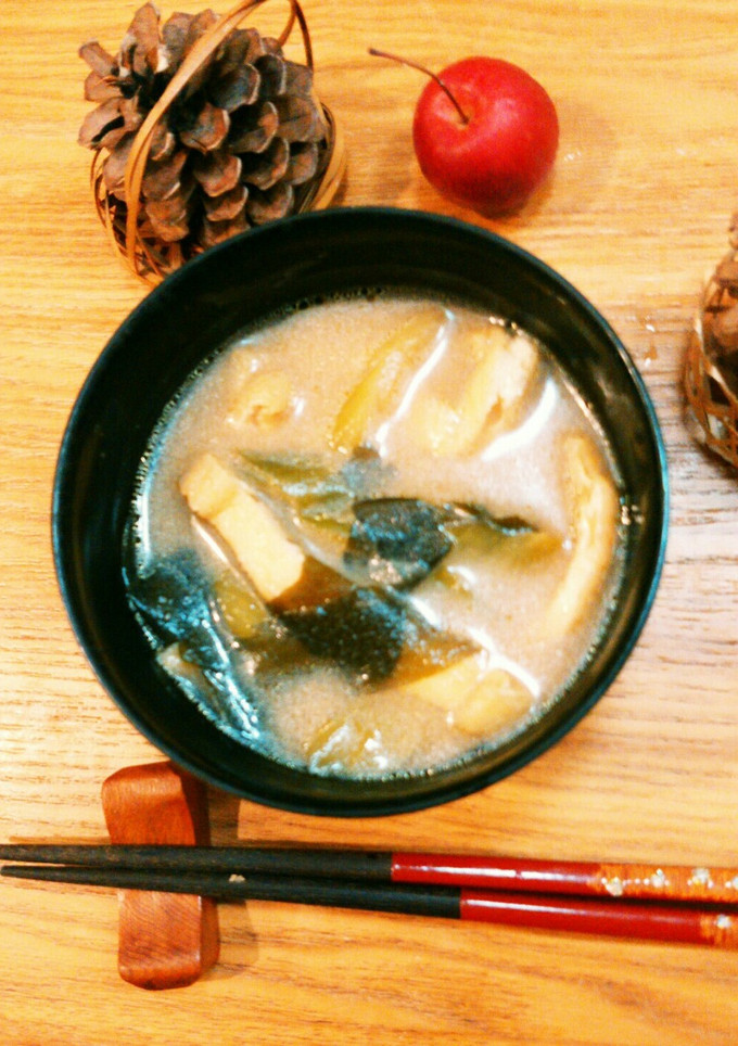 青ネギ消費！長ネギのお味噌汁-レシピのメイン写真