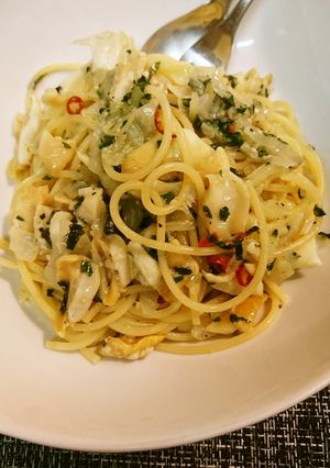 つぶ貝と大葉のパスタ-レシピのメイン写真