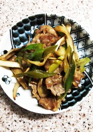 牛肉と舞茸のポン酢炒め-レシピのメイン写真