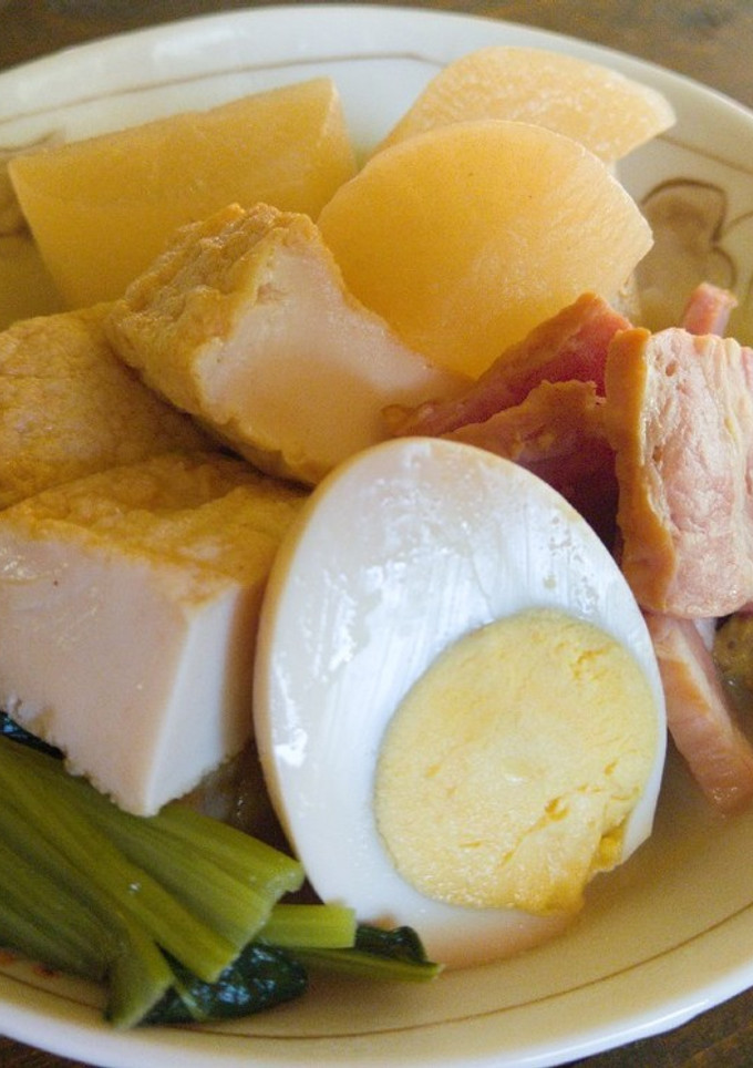 大根と厚揚げベーコンの味染み煮物-レシピのメイン写真