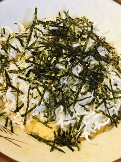 玉かけ&シラス海苔ごはん-レシピのメイン写真