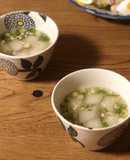 豚肉のゆで汁でもう一品！おいしいスープ