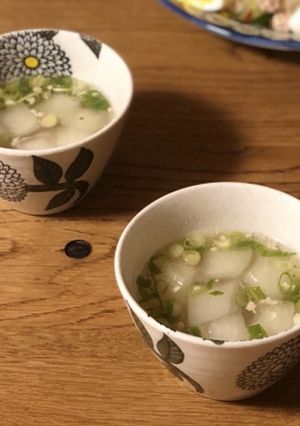 豚肉のゆで汁でもう一品!おいしいスープ-レシピのメイン写真