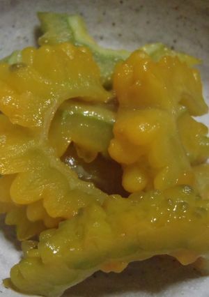 ゴーヤ嫌いも食べられる‥ゴーヤの甘酢煮-レシピのメイン写真