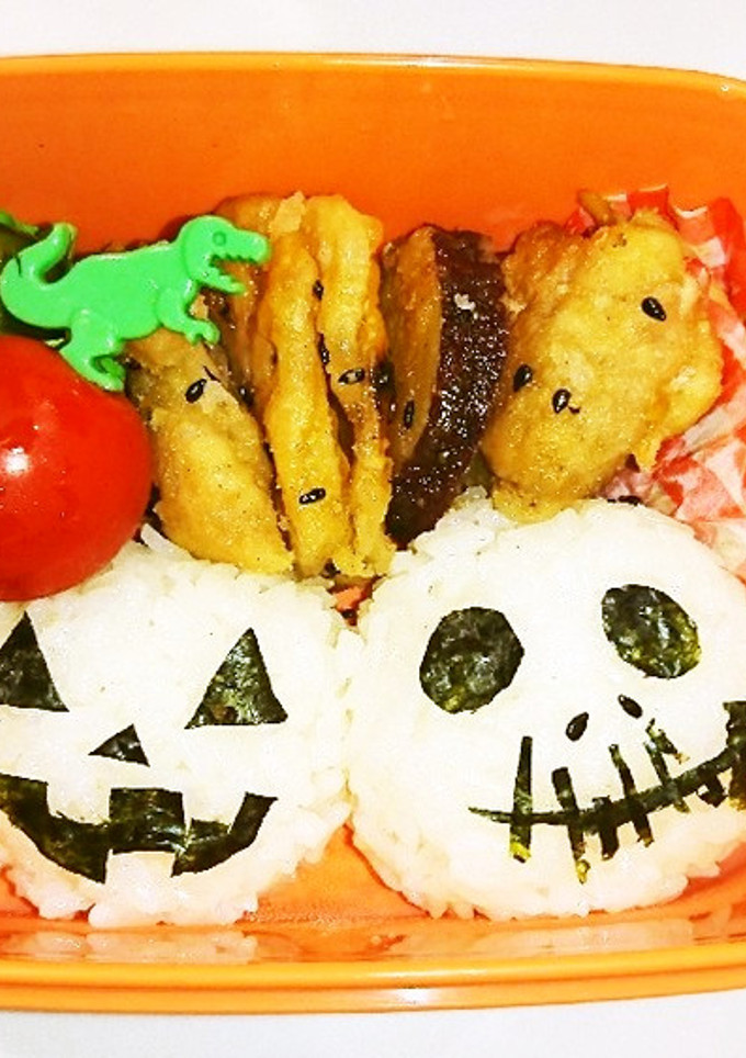 秋ハロウィン遠足保育園お弁当簡単3歳-レシピのメイン写真