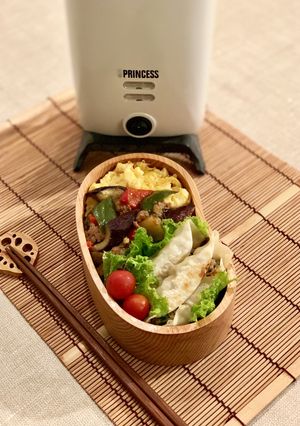 ホットスナックメーカーで中華弁当-レシピのメイン写真