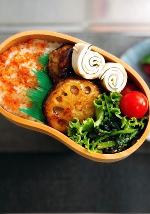 毎日のお弁当♪蓮根甘酢餡-レシピのメイン写真