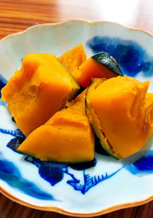 塩と梅干のみで味付け　かぼちゃの煮物-レシピのメイン写真