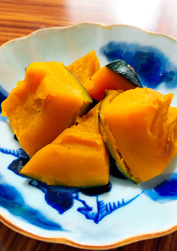 塩と梅干のみで味付け　かぼちゃの煮物-レシピのメイン写真