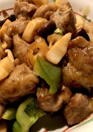 豚コマで酢豚-レシピのメイン写真