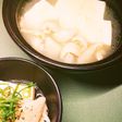 簡単!鶏皮DEコラーゲンたっぷり湯豆腐♪