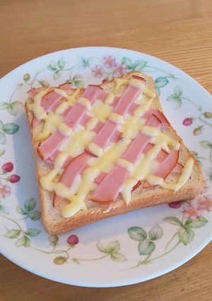 簡単！お洒落なタータンチェックトースト-レシピのメイン写真