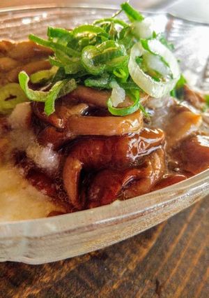 簡単レンジで株なめこのおろし和え-レシピのメイン写真