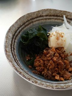 健康♪サバそぼろとワカメのサラダ☆-レシピのメイン写真