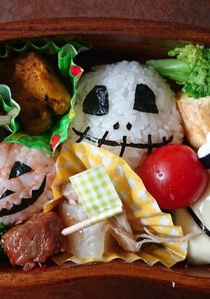ハロウィン ジャック キャラ弁-レシピのメイン写真