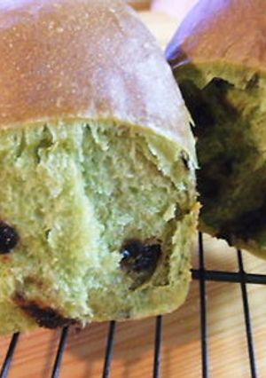 おいし～い抹茶みるくのふんわり食パン♪-レシピのメイン写真