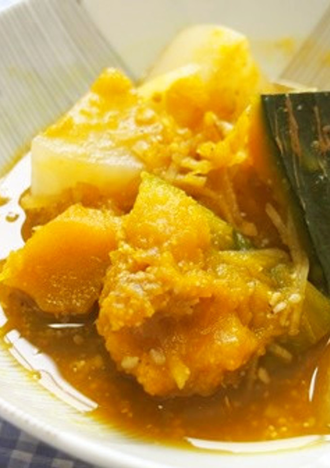 かぼちゃ・大根のごま生姜煮♪-レシピのメイン写真