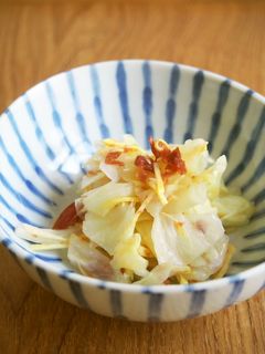 キャベツ・生姜の梅あえ♪生姜たっぷり!-レシピのメイン写真