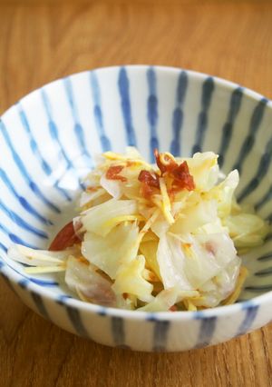 キャベツ・生姜の梅あえ♪生姜たっぷり！-レシピのメイン写真