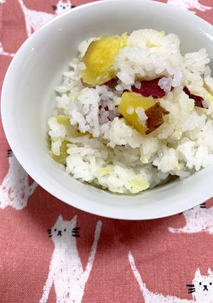こどもと食べる！さつまいもごはん-レシピのメイン写真