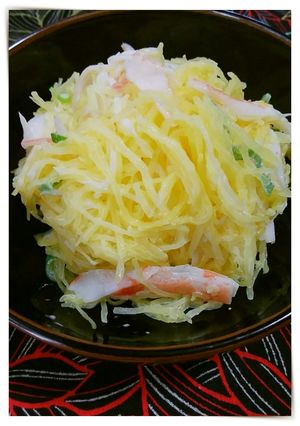 そうめん瓜をサラダ風にアレンジ♬-レシピのメイン写真