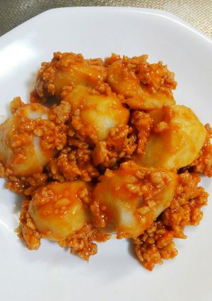 里芋と鶏ひき肉のケチャップ煮-レシピのメイン写真