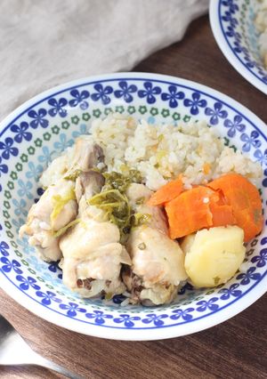 これが究極の時短【手羽元炊飯器ピラフ】-レシピのメイン写真