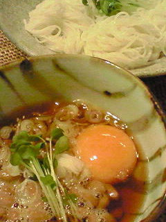 ふわとろ~月見納豆そうめん-レシピのメイン写真