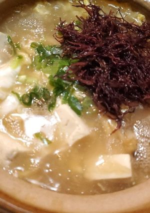 生姜たっぷり豆腐と玉子のあんかけド鍋-レシピのメイン写真