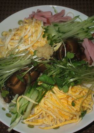 ぶっかけそうめん-レシピのメイン写真