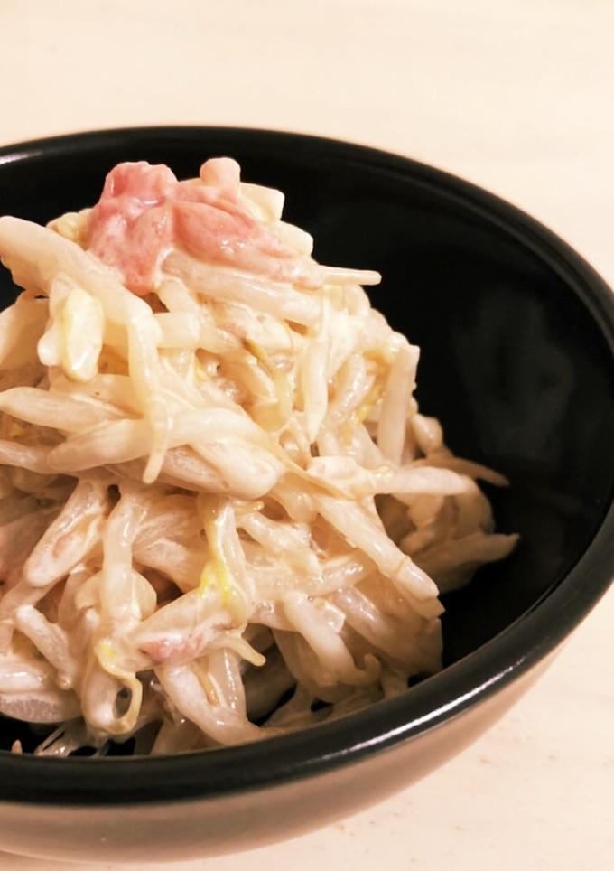 絞りモヤシの梅油和え-レシピのメイン写真