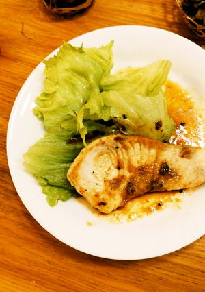 メカジキの蒸し焼き!コンソメにんにく風味-レシピのメイン写真