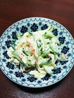 きゅうりとカニカマのマヨネーズ和え-レシピのメイン写真