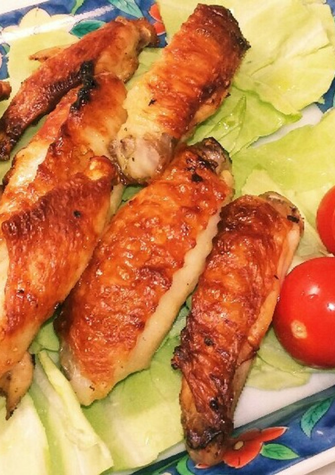 魚焼きグリルで、簡単手羽中カレー風味焼き-レシピのメイン写真