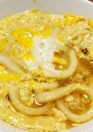おでんの煮汁を使ってうどん入り茶碗蒸し-レシピのメイン写真