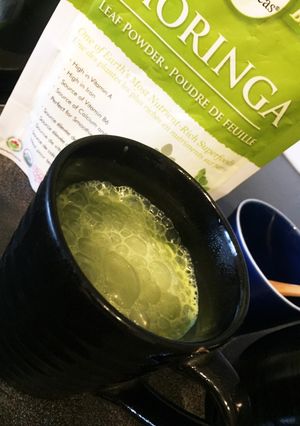 モリンガラテ(Vegan/GF)-レシピのメイン写真