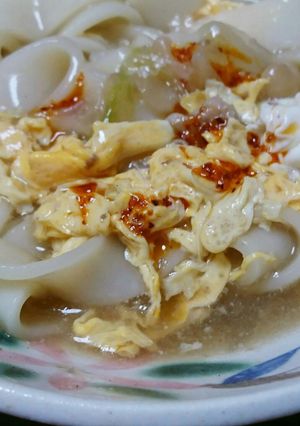 七味も良いけどラー油も美味よん(*^^๓-レシピのメイン写真