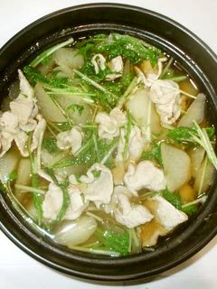 豚肉と大根の鍋♪簡単あっさり鍋スープ-レシピのメイン写真