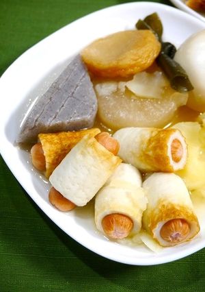 簡単！おでん☆ちくわのソーセージ巻き風-レシピのメイン写真