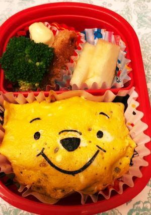 年少さんのぷーさん弁当★焼きそば-レシピのメイン写真