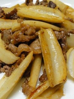 *牛肉とレンコンのオイスター炒め*-レシピのメイン写真