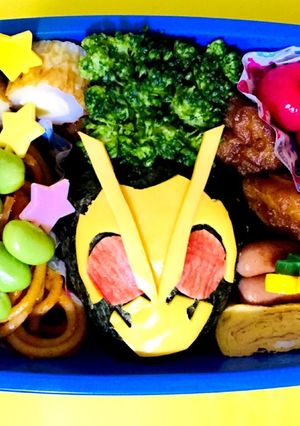 仮面ライダーゼロワン弁当-レシピのメイン写真