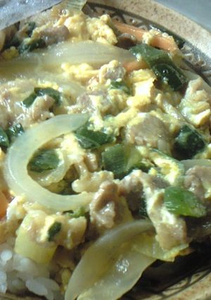 ダブルな☆葱豚玉丼-レシピのメイン写真