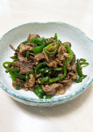 牛肉とピーマンのシンプル炒め-レシピのメイン写真