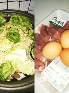 野菜鍋からの豚すき焼き(血ダ食1428)-レシピのメイン写真