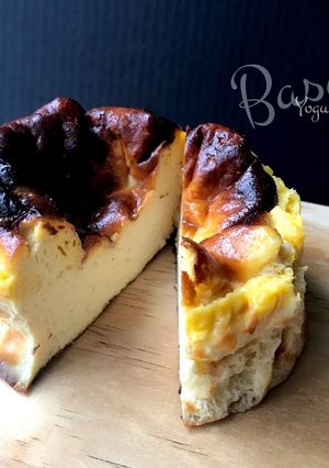 簡単バスクチーズ風ヨーグルトケーキ-レシピのメイン写真