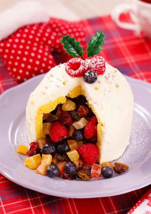バウムクーヘンで♡簡単サプライズケーキ！-レシピのメイン写真