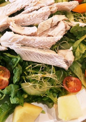 鶏胸肉のダイエットサラダ-レシピのメイン写真