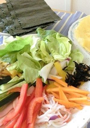 なんでも巻いちゃう！まきまきサラダ-レシピのメイン写真