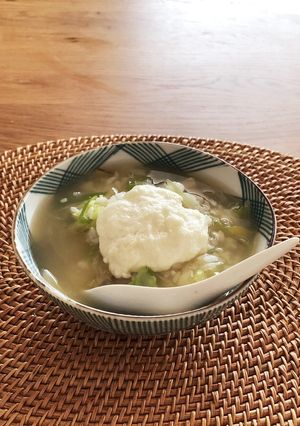 風邪よ飛んでけ！体あったまるトロロおじや-レシピのメイン写真